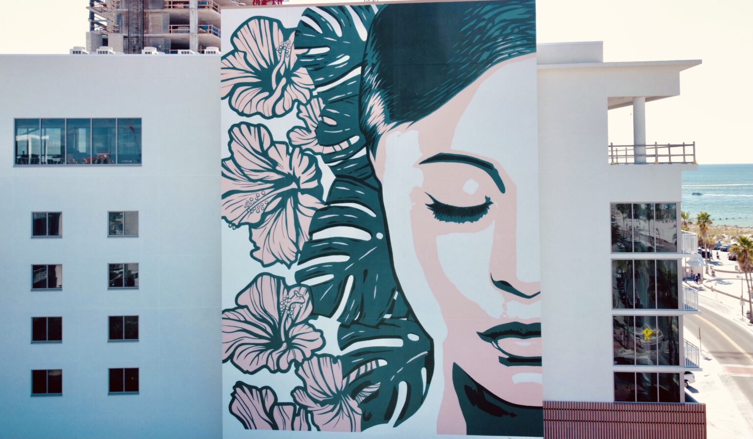 Mother Kali mural on Clearwater Beach by Derek Donnelly