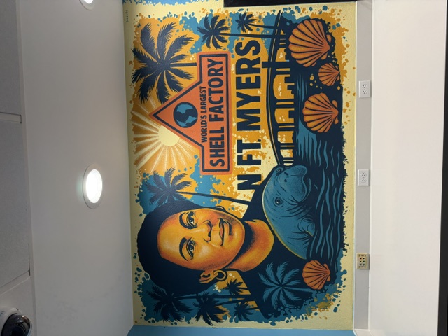 Suncoast CU interior mural in North Ft. Myers